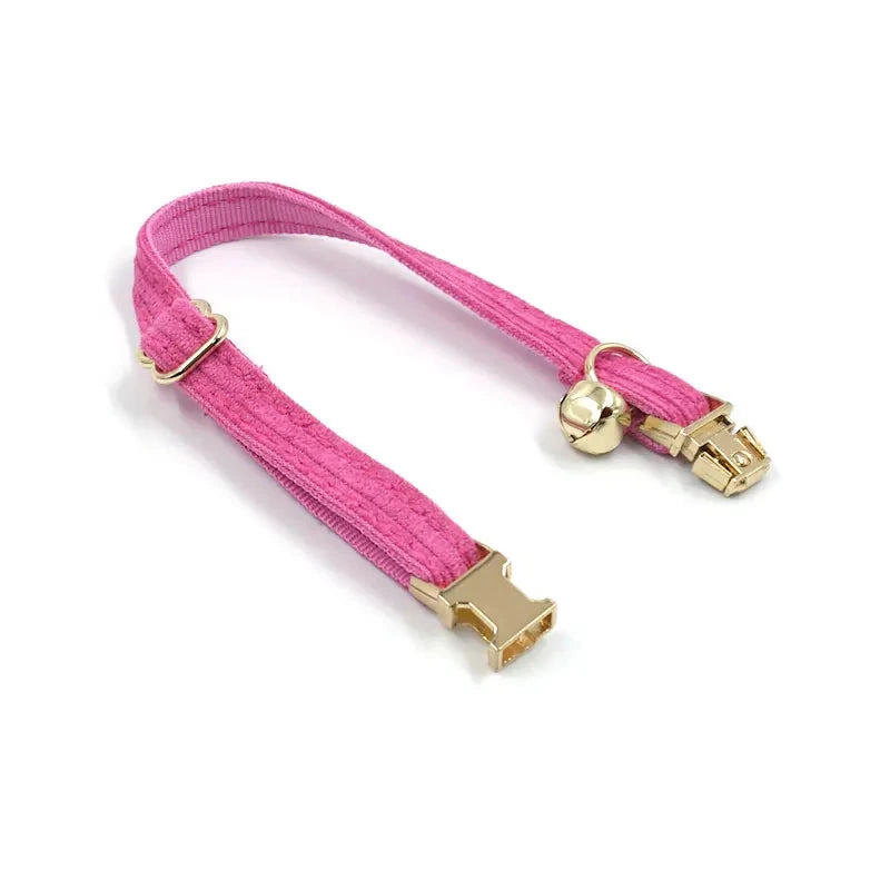 Collier en Velours Rose pour Chat – Élégance, Confort | SANEO Pets SANEO Pets
