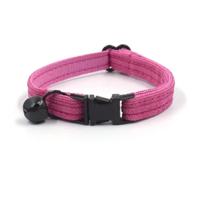 Collier en Velours Rose pour Chat – Élégance, Confort | SANEO Pets SANEO Pets