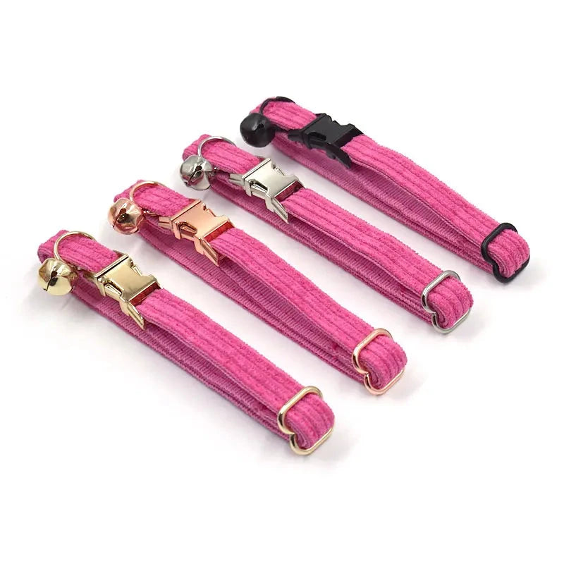 Collier en Velours Rose pour Chat – Élégance, Confort | SANEO Pets SANEO Pets